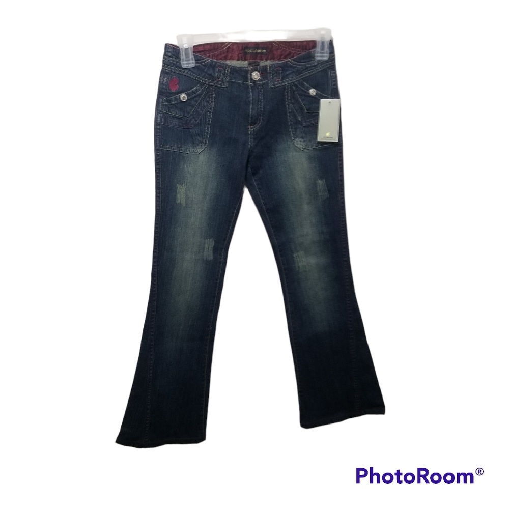 Rocawear Y2K Flare Leg Saphire Jeans Size 7